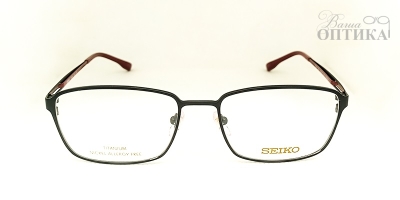 Seiko T9038 C001 Black/Black-Red оправа очковая